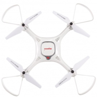 Квадрокоптер Syma X25 PRO с с системой GPS и FPV HD-камерой (Белый)