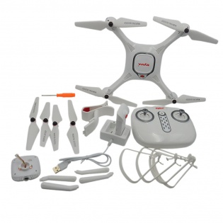Квадрокоптер Syma X25 PRO с с системой GPS и FPV HD-камерой (Белый)