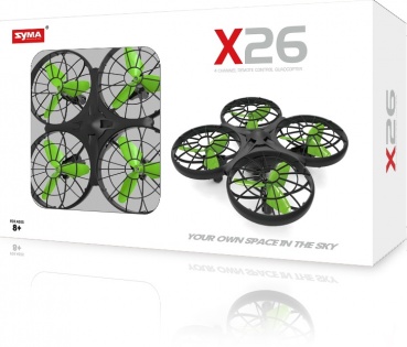 Квадрокоптер SYMA X26 MINI с камерой 720P (Черный)