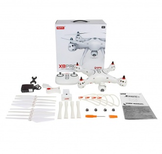 Квадрокоптер Syma X8 PRO с модулем GPS (Белый)