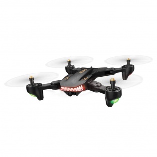 Квадрокоптер Visuo XS809S с камерой 2MP wide angle (Черный)