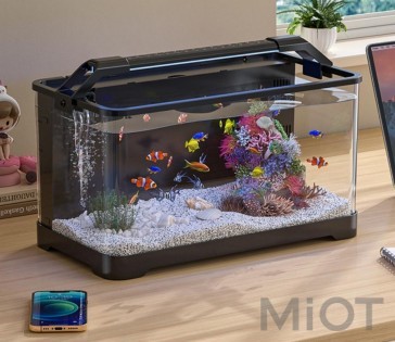 Акваріум Xiaomi QUANGE Lazy Fish Black