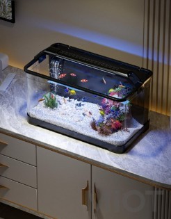Акваріум Xiaomi QUANGE Lazy Fish Black
