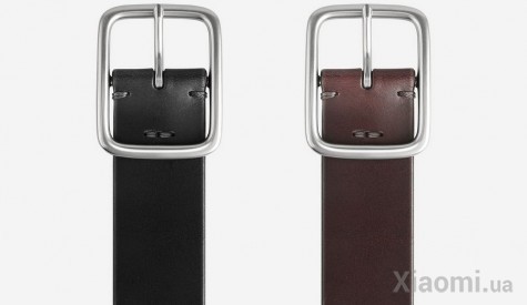 Ремень кожаный Xiaomi QIMIAN Black XL (110 см)