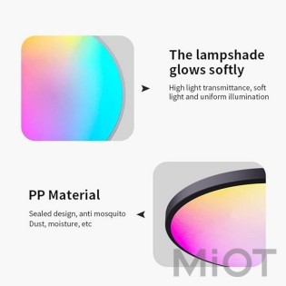 Стельовий смарт-світильник Xiaomi Yeelight Ceiling Light Jupiter DC600 Brushed Grey (YLXDD-0273)