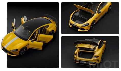 Колекцiйна модель Xiaomi SU7 Ultra 1:18 LighYellow BHRO8KQGL