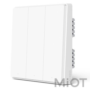 Розумний вимикач Xiaomi Aqara Smart Light Switch ZigBee Version (3 кнопки)