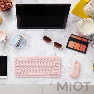 Миша Xiaomi Logitech Pebble Pink