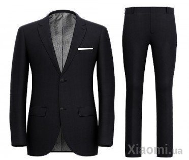 Костюм мужской Xiaomi Louise Man’s Pure Wool Three-Action Suit Black XL size 180/90A