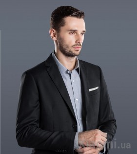 Костюм мужской Xiaomi Louise Man’s Pure Wool Three-Action Suit Black XL size 180/90A
