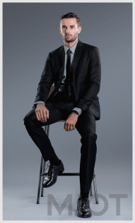 Костюм чоловічий Xiaomi Louise Man’s Pure Wool Three-Action Suit Black XL size 180/90A