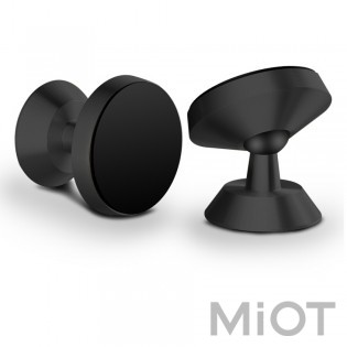 Автотримач для смартфона магнітний Boliliangpin Magnetic smartphone holder Black BL110 (100012988228)