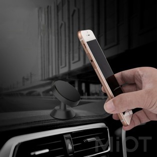 Автотримач для смартфона магнітний Boliliangpin Magnetic smartphone holder Black BL110 (100012988228)