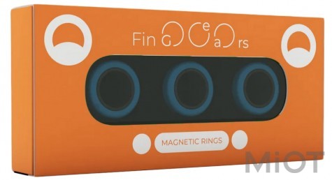 Магнітні кільця FinGears Magnetic Rings Sets Size M Blue-Black (FG380MBLUBLK)