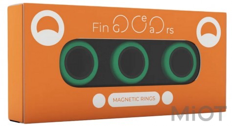 Магнітні кільця FinGears Magnetic Rings Sets Size M Green-Black (FG380MGRBLK)