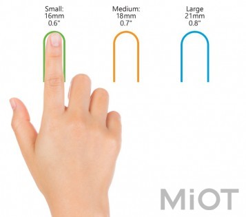 Магнітні кільця FinGears Magnetic Rings Sets Size S Black-Orange
