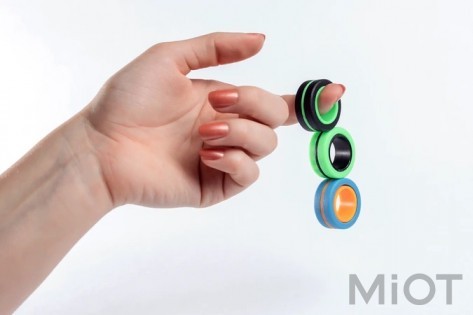 Магнітні кільця FinGears Magnetic Rings Sets Size M Blue-Black (FG380MBLUBLK)