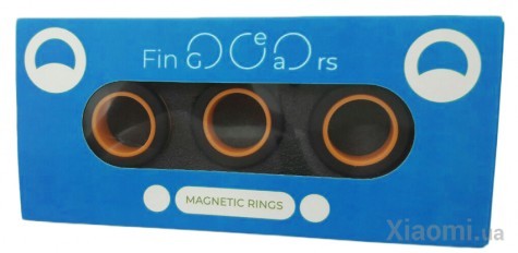 Магнитные кольца FinGears Magnetic Rings Sets Size L Black-Orange (FG380LBLKOR)
