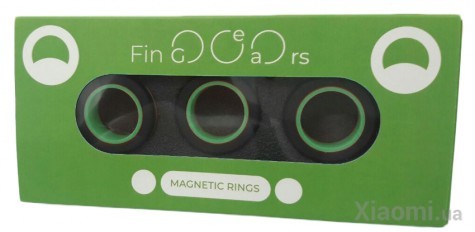 Магнитные кольца FinGears Magnetic Rings Sets Size S Black-Green (FG380SBLKGR)