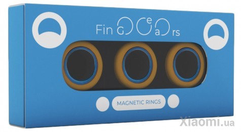 Магнитные кольца FinGears Magnetic Rings Sets Size L Orange-Blue