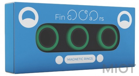 Магнітні кільця FinGears Magnetic Rings Sets Size L Green-Black