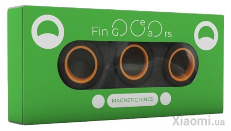 Магнитные кольца FinGears Magnetic Rings Sets Size S Black-Orange