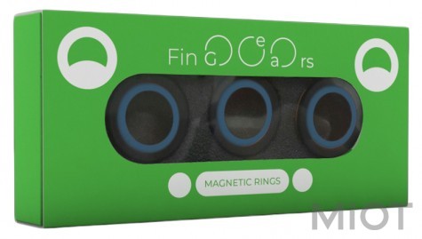 Магнітні кільця FinGears Magnetic Rings Sets Size S Black-Blue