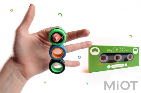 Магнітні кільця FinGears Magnetic Rings Sets Size S Blue-Orange (FG380SBLUOR)