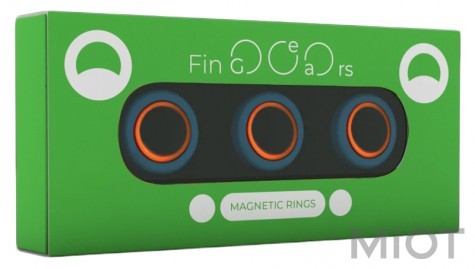 Магнітні кільця FinGears Magnetic Rings Sets Size S Blue-Orange (FG380SBLUOR)