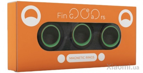 Магнитные кольца FinGears Magnetic Rings Sets Size M Black-Green (FG380MBLKGR)