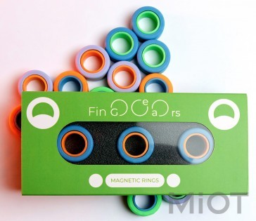 Магнітні кільця FinGears Magnetic Rings Sets Size S Blue-Orange (FG380SBLUOR)
