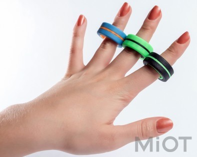 Магнітні кільця FinGears Magnetic Rings Sets Size S Orange-Blue (FG380SORBLU)