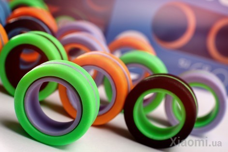 Магнитные кольца FinGears Magnetic Rings Sets Size M Green-Black (FG380MGRBLK)