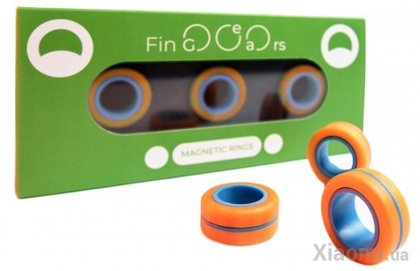 Магнитные кольца FinGears Magnetic Rings Sets Size S Orange-Blue (FG380SORBLU)