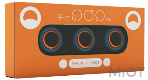 Магнітні кільця FinGears Magnetic Rings Sets Size M Blue-Orange (FG380MBLUOR)