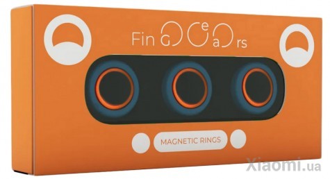 Магнитные кольца FinGears Magnetic Rings Sets Size M Blue-Orange (FG380MBLUOR)