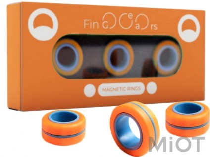 Магнітні кільця FinGears Magnetic Rings Sets Size M Orange-Blue (FG380MORBLU)