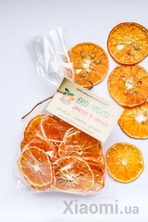 Мандариновые чипсы, 50 г (450-500г свежих мандарин)