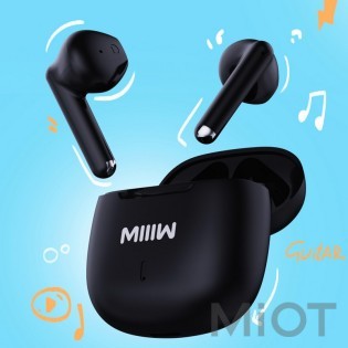 Беспроводные наушники Xiaomi MiiiW Marshmallow TWS Headphones Plus Black (MWTW03)