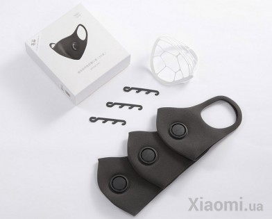Маска для очистки воздуха Xiaomi Smartmi KN95 Face Cover Mask Block PM2.5 Haze with Ventilating Valve Filter non-medical - China 10pcs size M