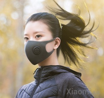 Маска для очистки воздуха Xiaomi Smartmi KN95 Face Cover Mask Block PM2.5 Haze with Ventilating Valve Filter non-medical - China 10pcs size M