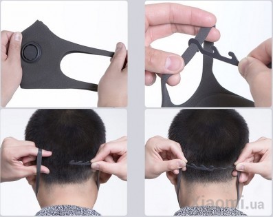 Маска для очистки воздуха Xiaomi Smartmi KN95 Face Cover Mask Block PM2.5 Haze with Ventilating Valve Filter non-medical - China 10pcs size M