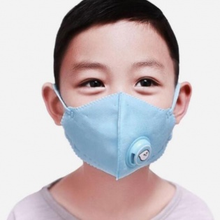 Маска-респиратор с клапаном для детей Xiaomi AirPop Kids (набор 4 шт.) Blue