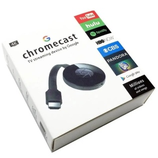 Медиаплеер Google Chromecast 4K with Google TV (Черный)