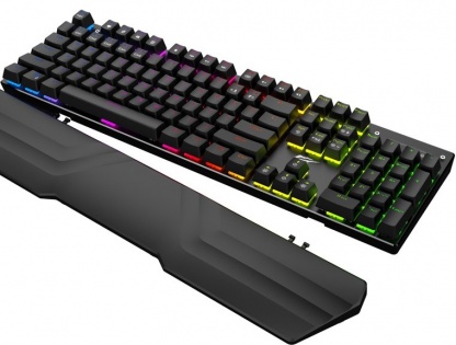 Механическая игровая клавиатура Havit HV-KB432L Eng с RGB подсветкой (Черный)