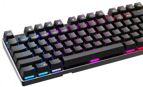 Механическая игровая клавиатура Havit HV-KB432L Eng с RGB подсветкой (Черный)