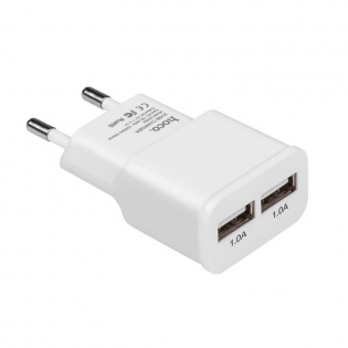 Сетевое зарядное устройство HOCO UH202 Smart 2,1 A / 2 USB-порт (White)
