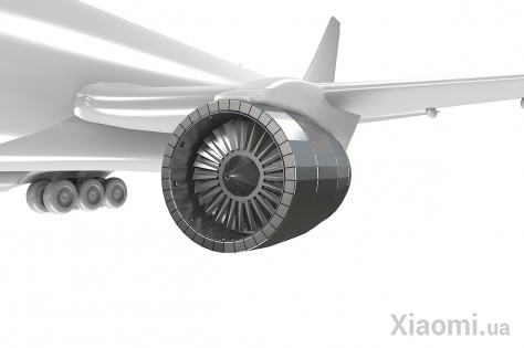 Турбина самолета модель для сборки Metal Time Air Force MT022