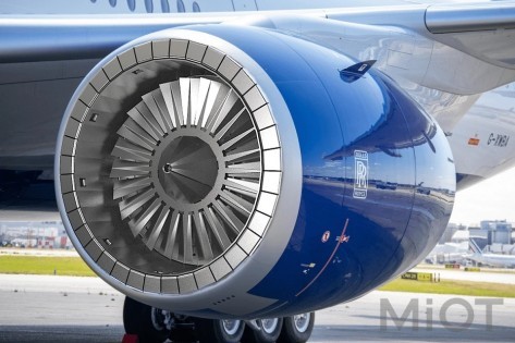 Турбіна літака модель для збирання Metal Time Air Force MT022