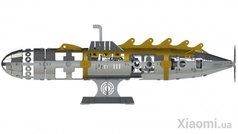 Подводная лодка модель-конструктор от Metal Time Elusive Nautilus MT045